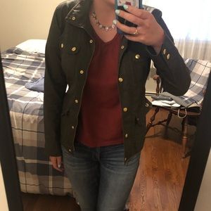 Olive green J CREW jacket!